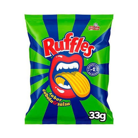 ELMA CHIPS BATATA RUFFLES CEBOLA E SALSA 33G